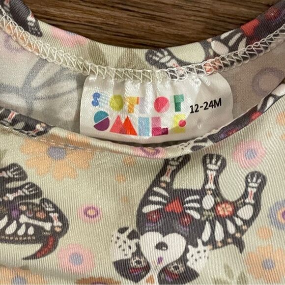 Dot Dot Smile 2 Halloween Theme Twirl and Tiered Dresses Lavender Sage 12-24 mos - Picture 5 of 16